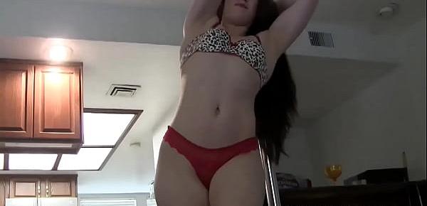  Pull out your cock and jerk off to my ass in panties JOI